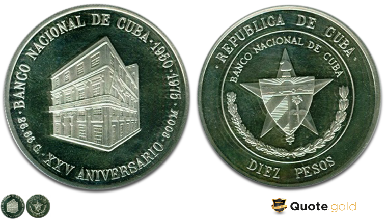 National Bank of Cuba - 25 years