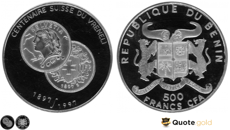 Swiss Coinage Vreneli - 100 years