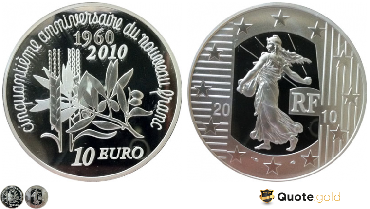 New Franc - 50 years