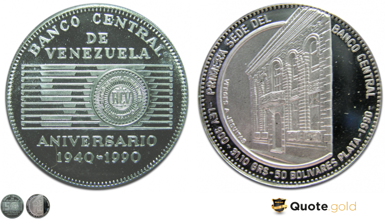 Central Bank of Venezuela - 50 years