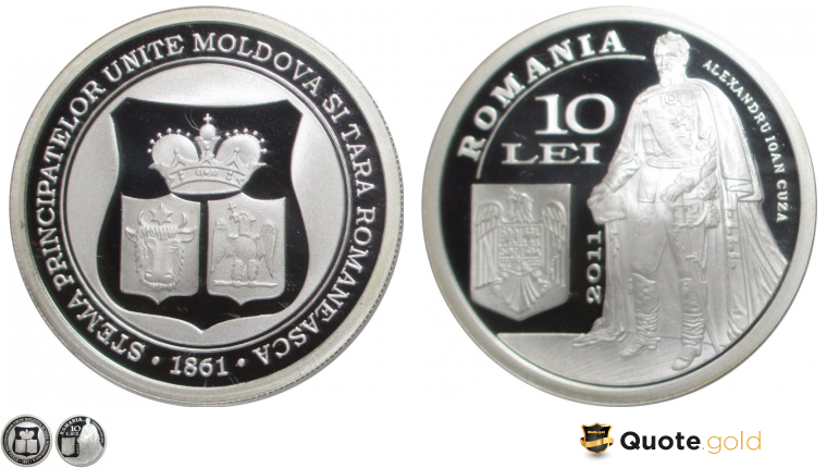 Moldova and Coat of Arms - 150 years