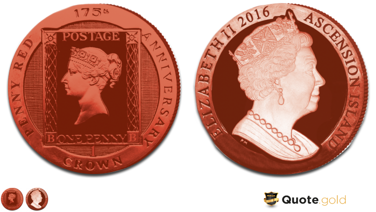 Penny Red Stamp - Crown