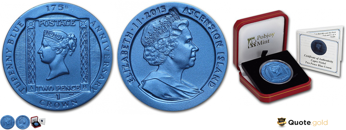 Two Pence Blue Stamp - 175 years