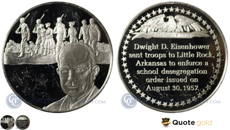 Dwight D Eisenhower Sends Troops To Little Rock Arkansas