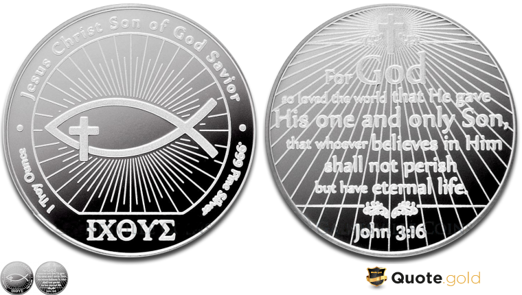 Ichthus - God - Gainesville Coins