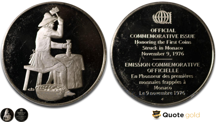 Honoring The First Coins Struck In Monaco