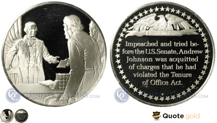 Andrew Johnson Impeached And Tried Before The US Senate