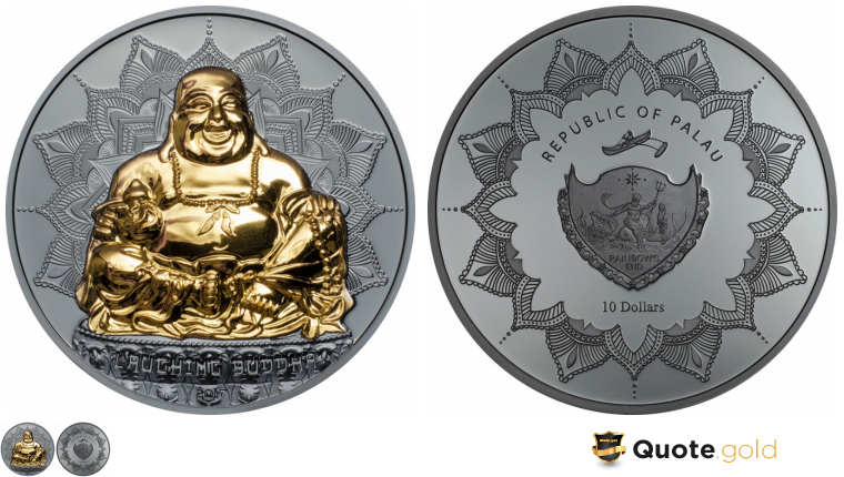 Gilded - Laughing Buddha