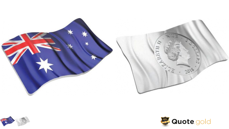 Australian Waving Flag