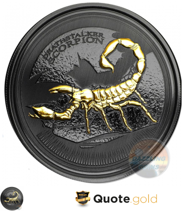 Deathstalker Scorpion - Gold Black Empire